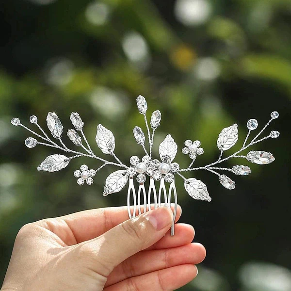 Charming Exquisite Pretty Romantic Women's Combs & Barrettes/Headpiece With Rhinestone - Image 3