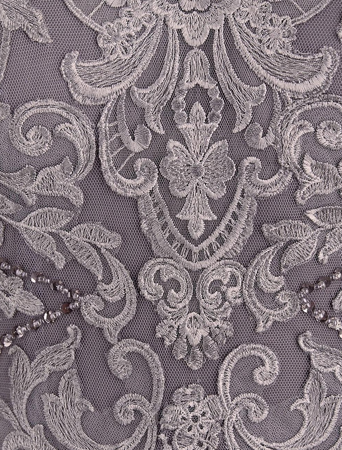 Chiffon Jewel Neck Half Sleeves Ankle-Length Mother of the Bride Pantsuits with Lace - Image 7