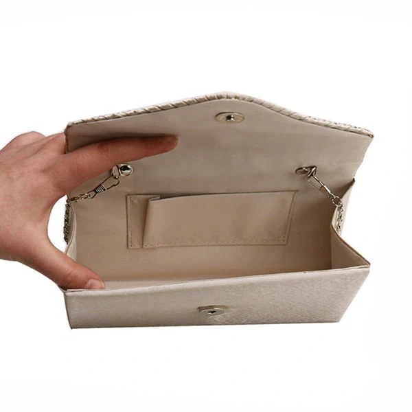 Crystal  Rhinestone Envelope Clutch Bags - Image 3