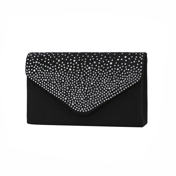 Crystal  Rhinestone Envelope Clutch Bags - Image 4
