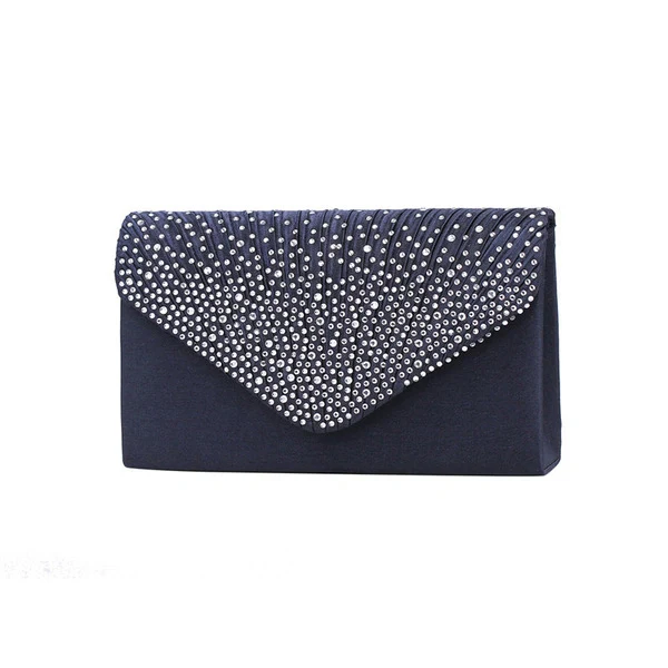 Crystal  Rhinestone Envelope Clutch Bags - Image 6