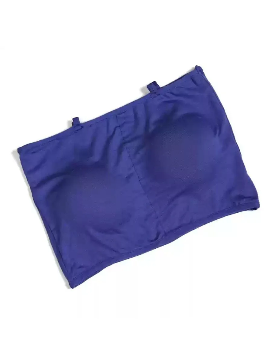 Daily Belly Dance Minimalist Solid Color Cotton Strapless Bra - Image 10