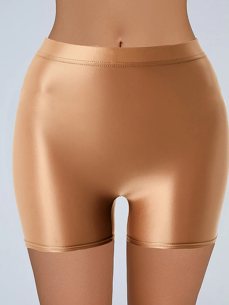 Dance Accessories Pole dance Shorts Pure Color Splicing Women's Training High Nylon - Image 6