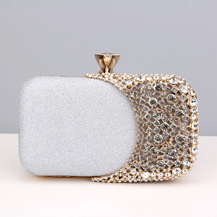 Imitation Diamond Retro Versatile Clutch Bags - Image 8