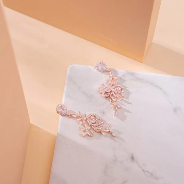 Exquisite Cubic Zirconia Drop Earrings - Image 6