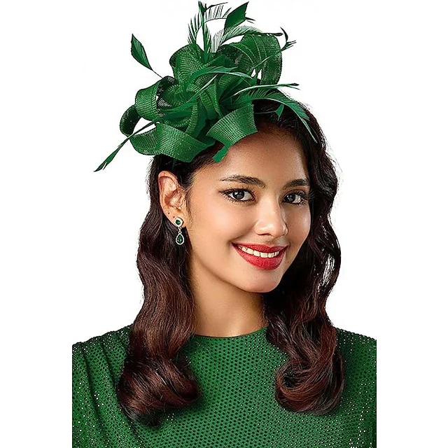 Fascinators Net Classic Wedding With Flower Headpiece