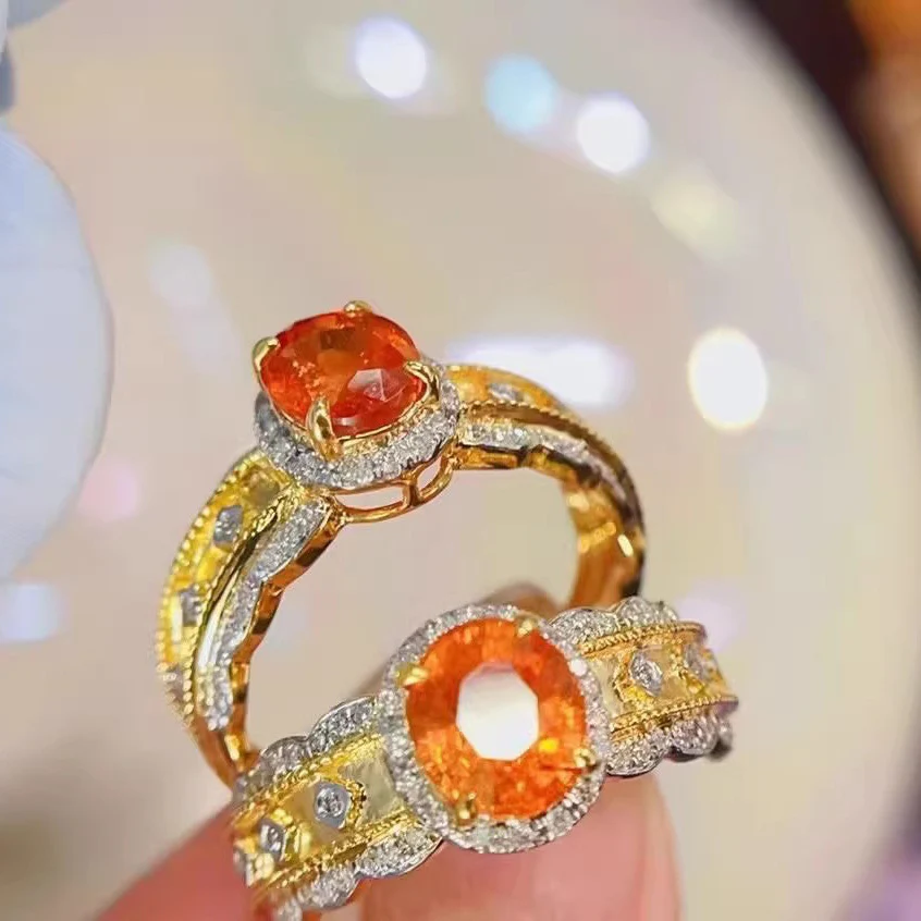 Fashionable Versatile Luxury Simple Diamond Wedding Ring - Image 2