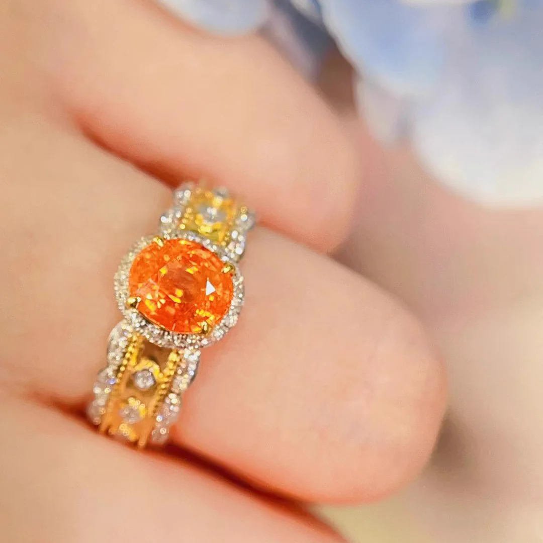 Fashionable Versatile Luxury Simple Diamond Wedding Ring - Image 3