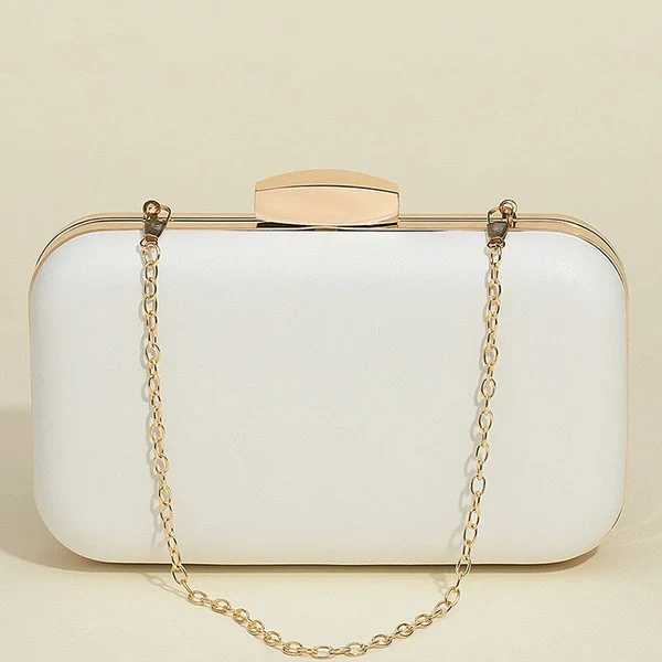 Flower Imitation Pearl Metal Clutch Bags - Image 3