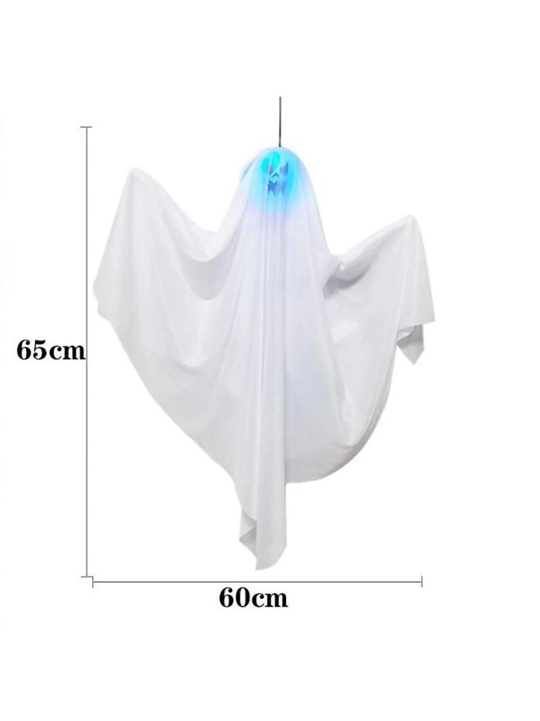 Glowing Hanging Horror LED Ghost Scary Ambiance Light Halloween Decorative Props - Image 5