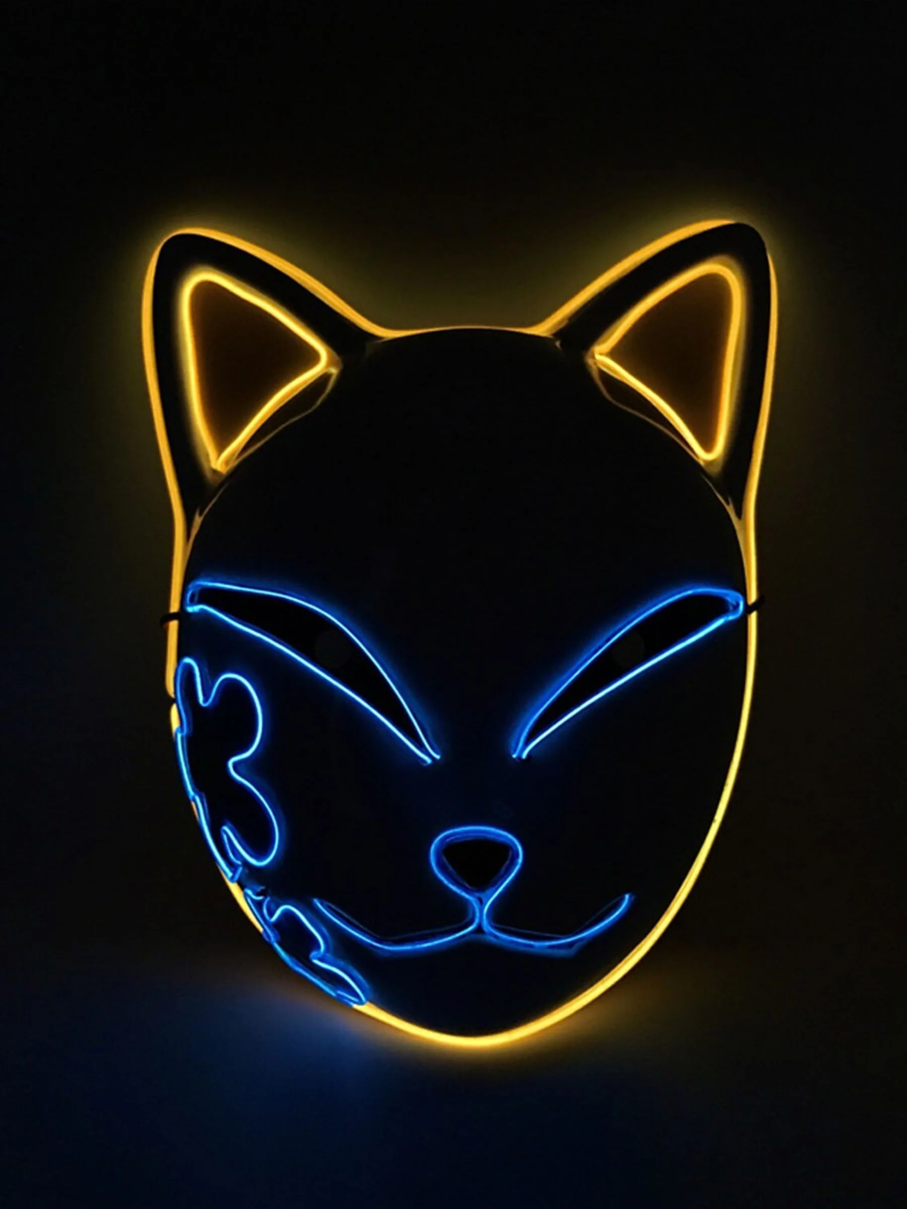 Halloween Classic Anime Glowing Mask Cosplay Costume Props - Image 2