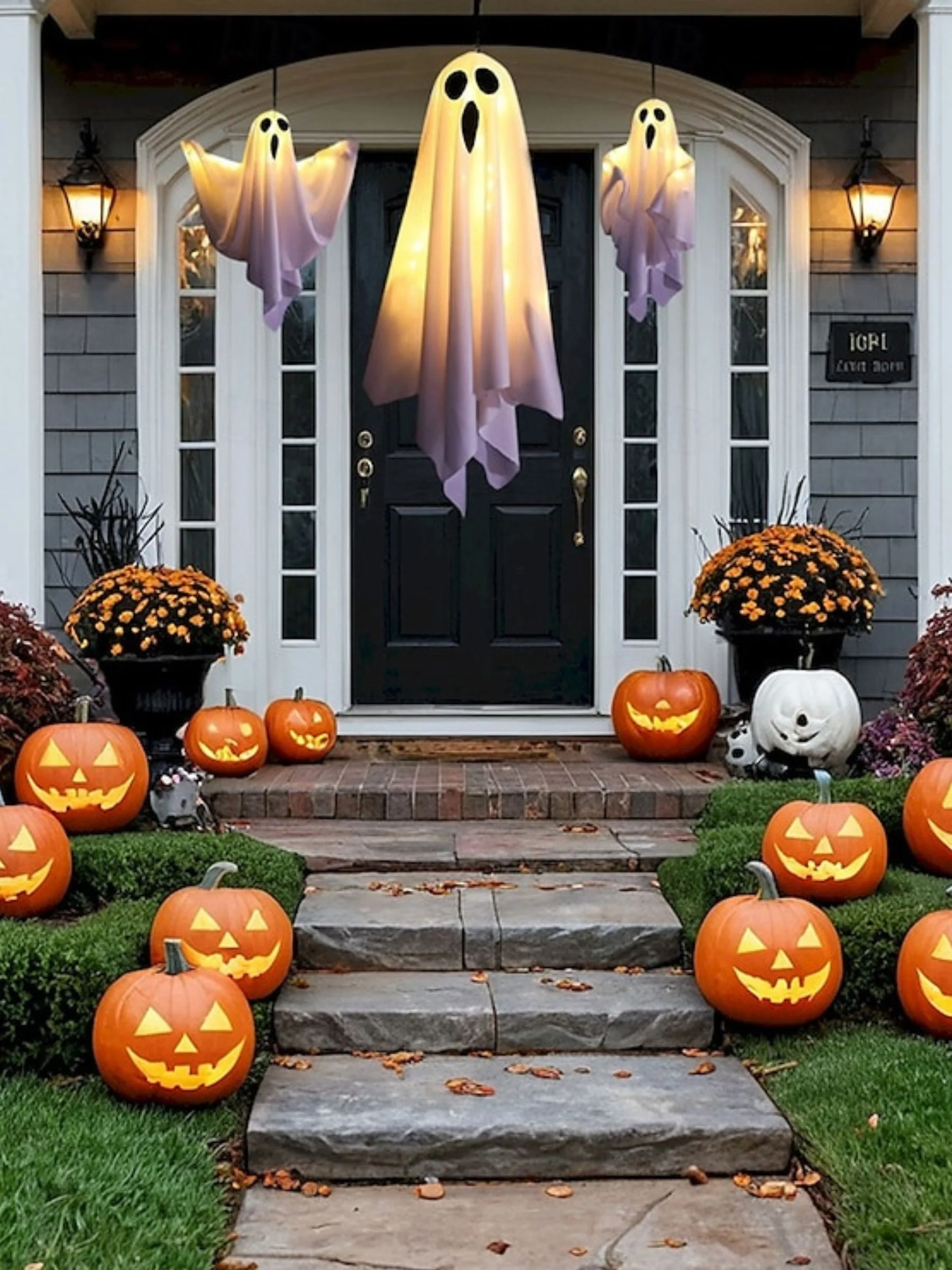 Halloween Ghost Hanging Atmosphere Decorative Light - Image 13