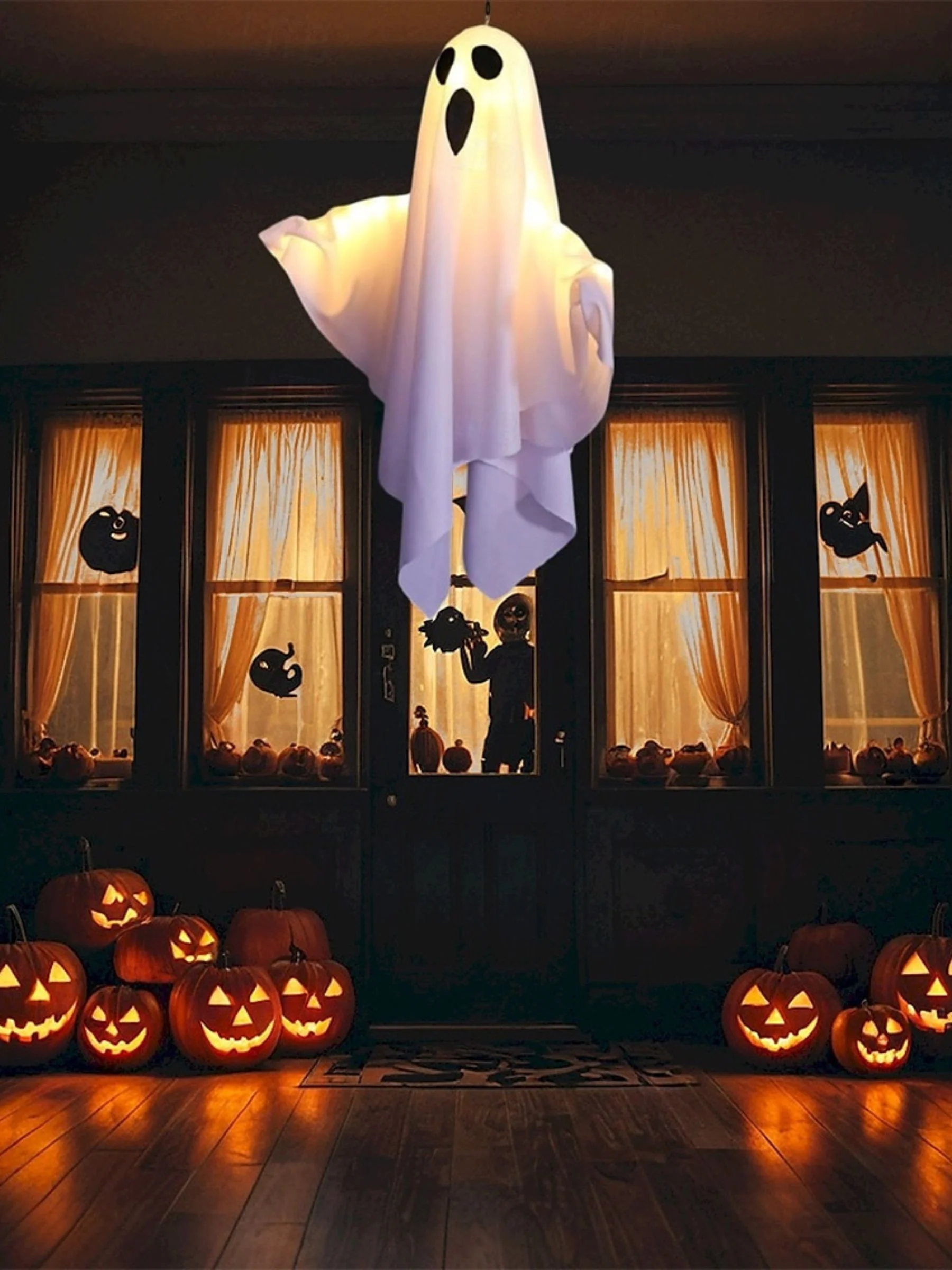 Halloween Ghost Hanging Atmosphere Decorative Light - Image 15