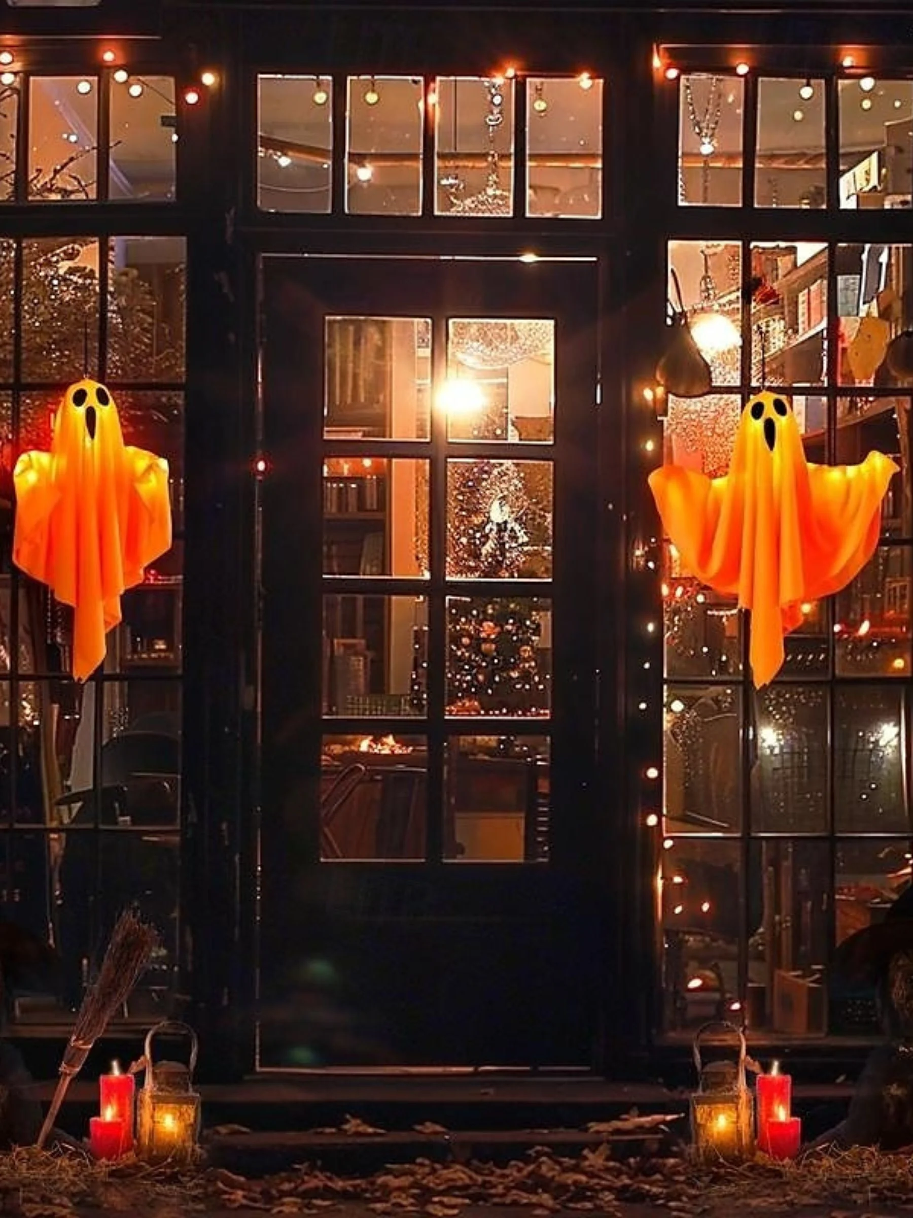 Halloween Ghost Hanging Atmosphere Decorative Light - Image 6