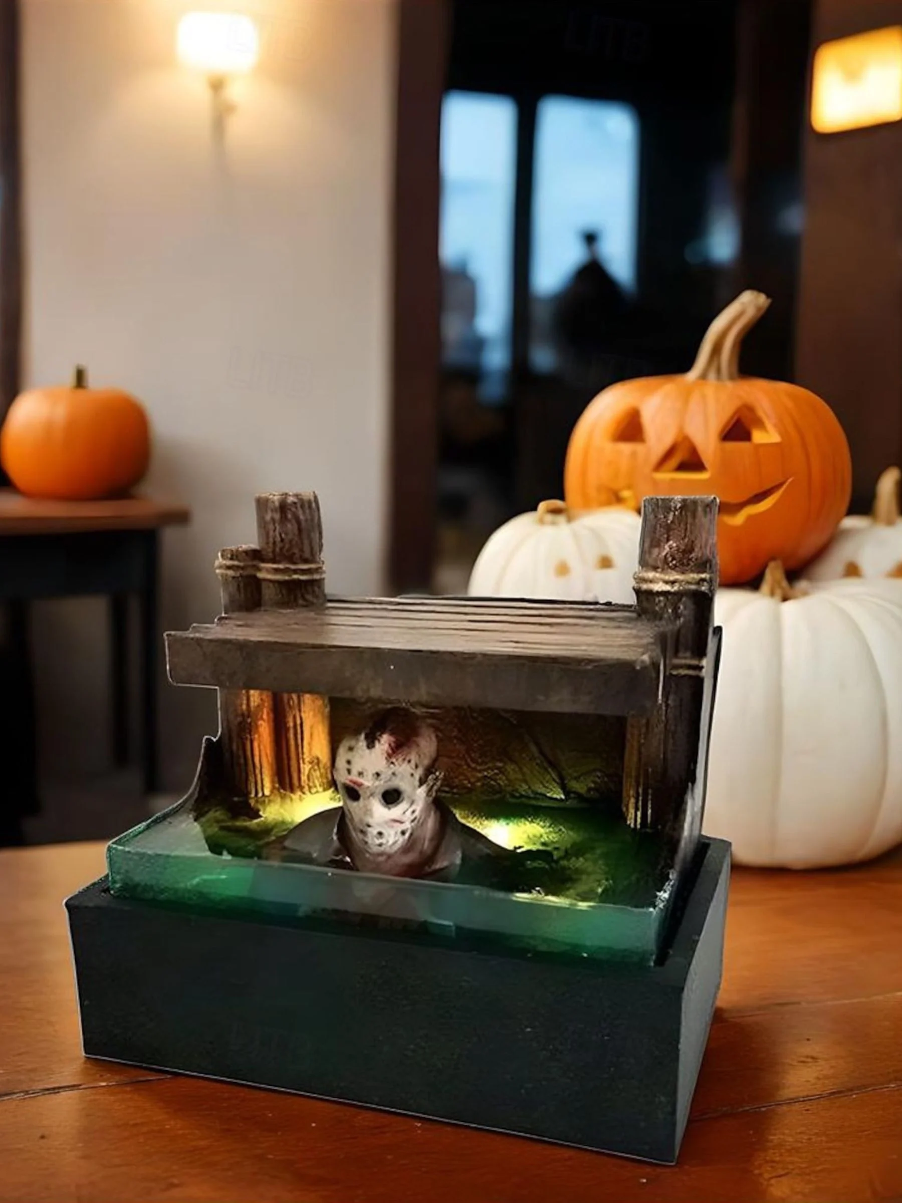 Halloween Horror Classic Resin Artwork Desktop Decorative Lights - Image 2