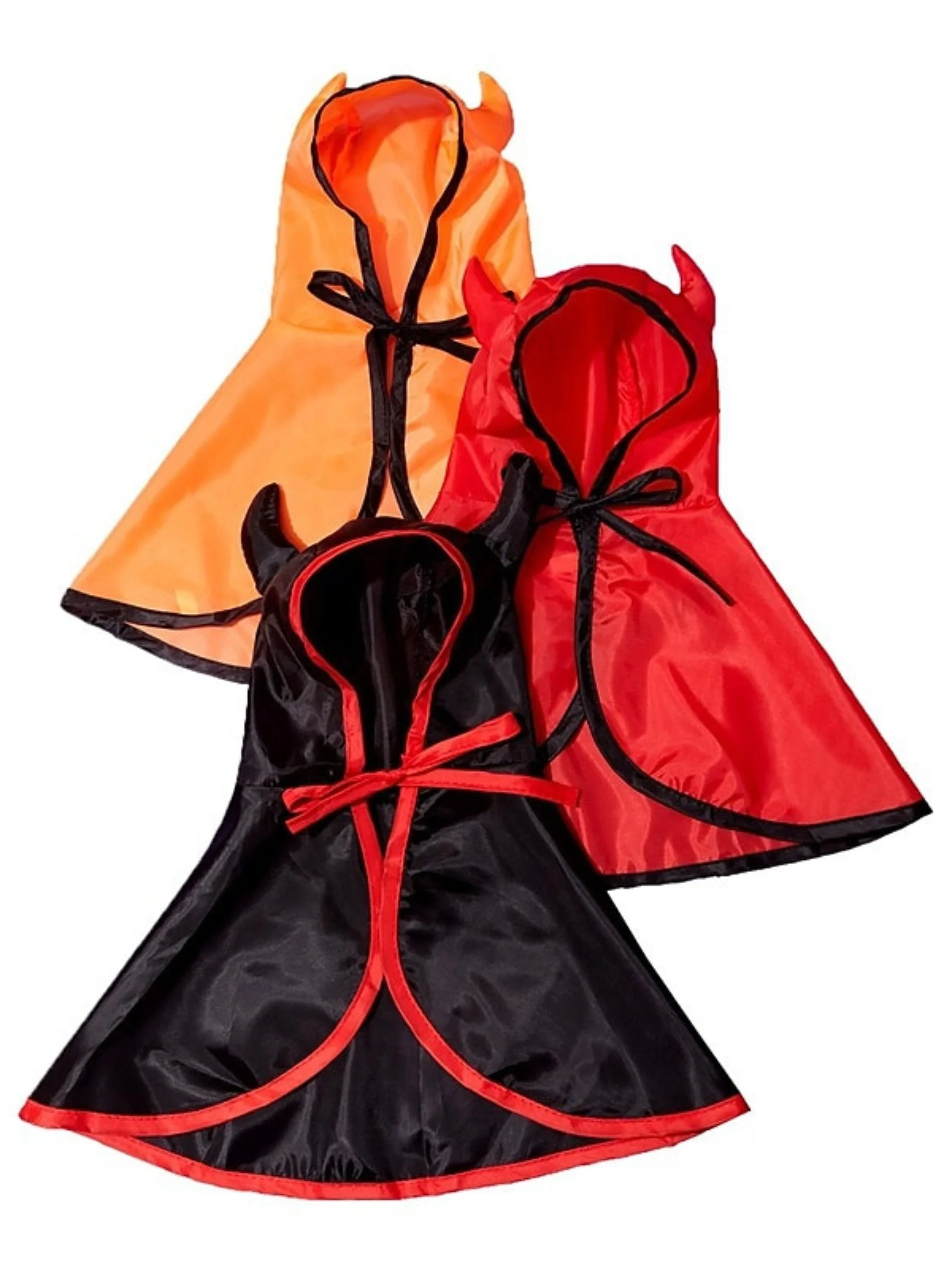 Halloween Mini Black Devil Cloak Hat Pet Decoration Costume - Image 4