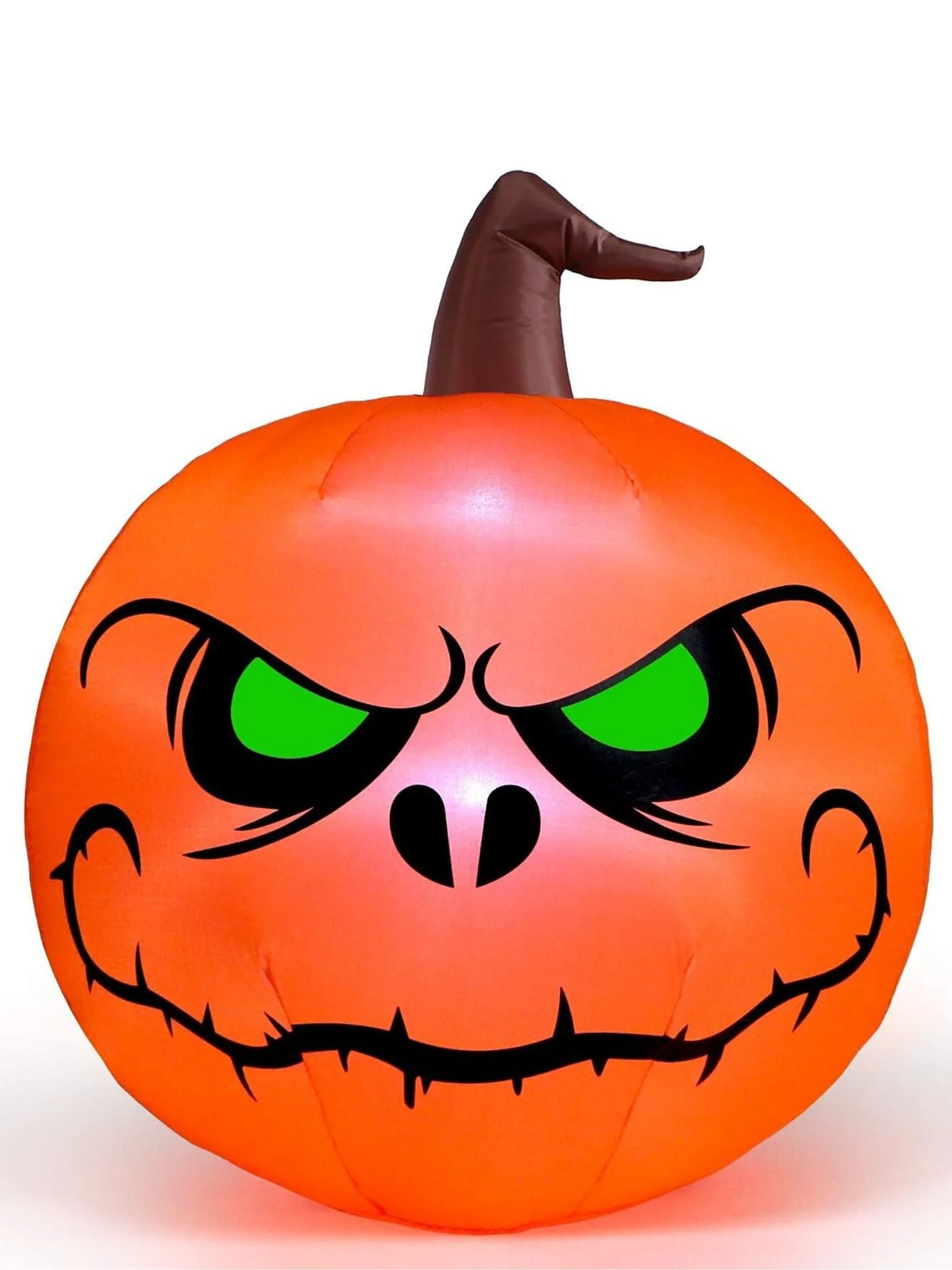 Halloween Outdoor Orange Inflatable Witch Pumpkin Light Decoration Props - Image 5