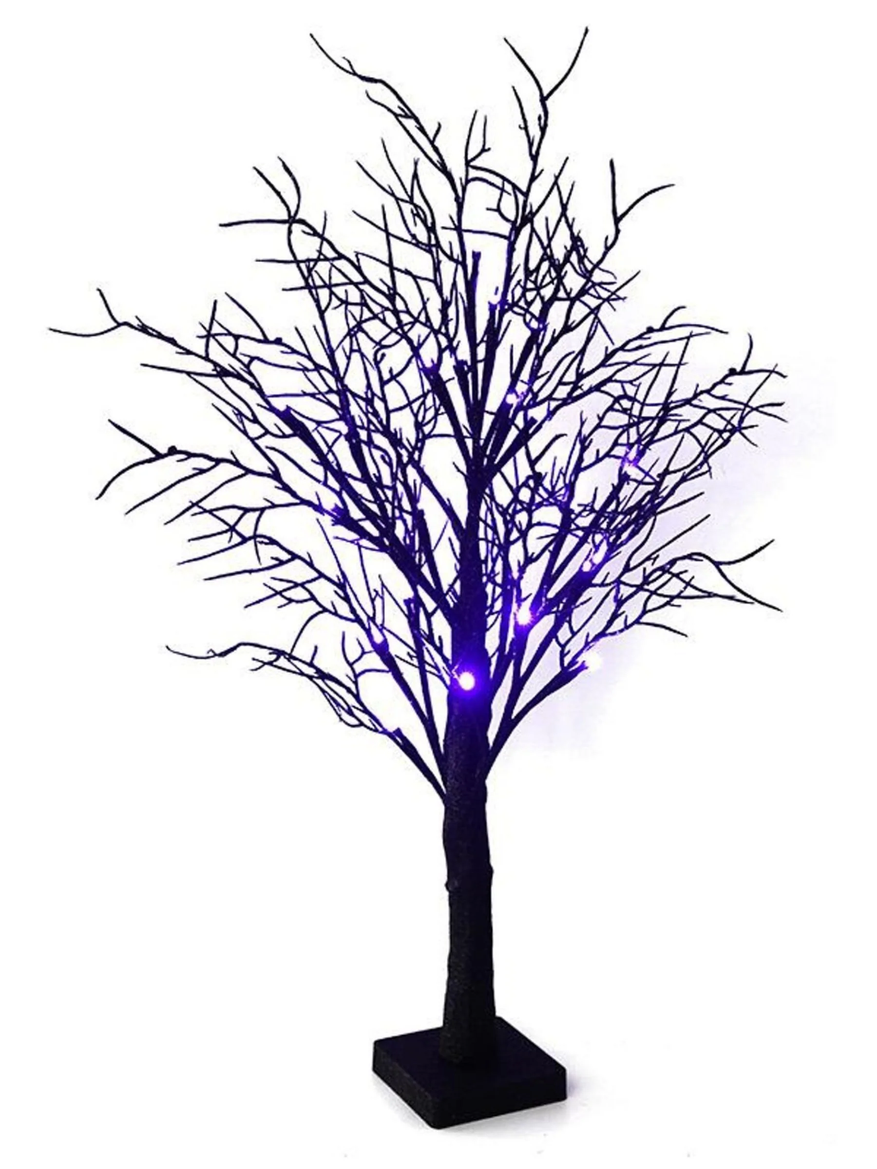 Halloween Purple Spooky LED Decoration Landscape Tree Light - Image 2