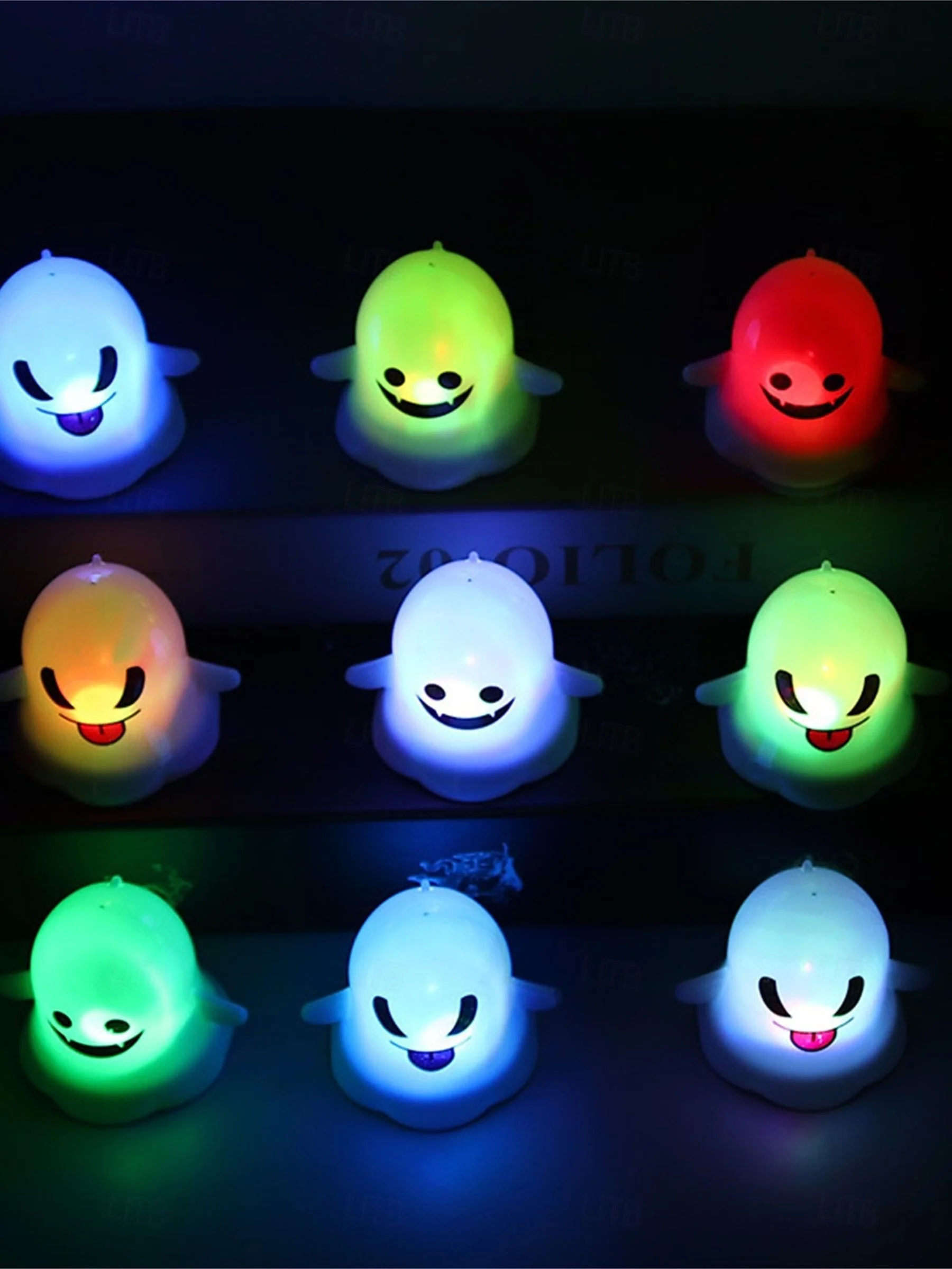 Halloween Terrible Spooky Theme Party Decorative Ghost Lights - Image 5