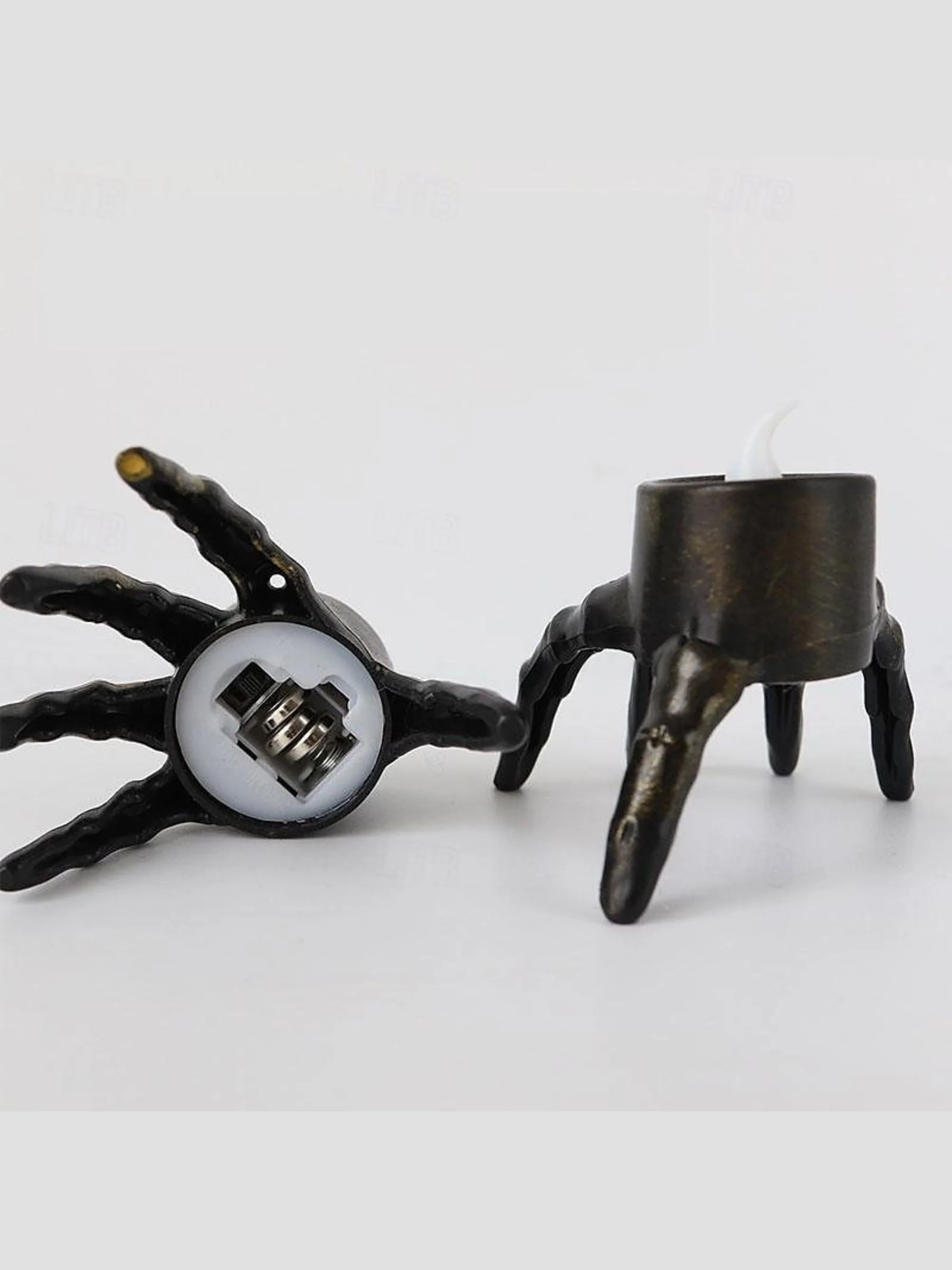 Halloween Vintage Skeleton Hand and Foot LED Candle Atmosphere Light - Image 10