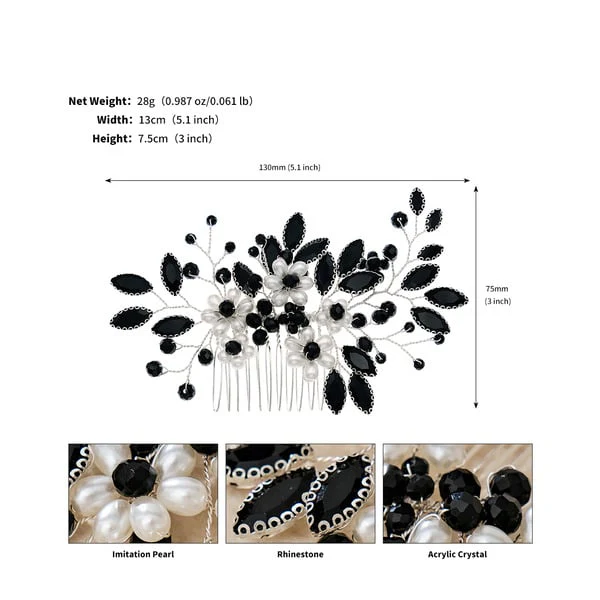 Headpiece Charming/Pretty/Unique Combs & Barrettes With Crysta - Image 3