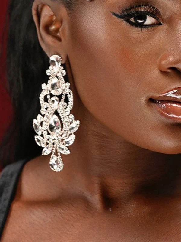 High-end Rhinestone Earrings Trendy Accessories Earrings - Image 3