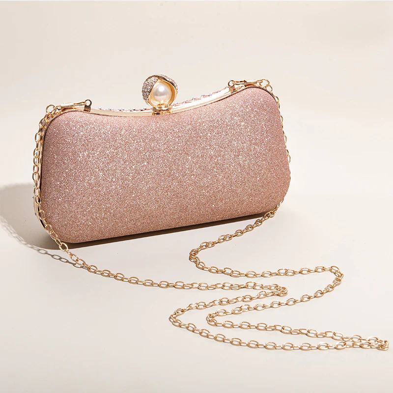 Imitation Diamond One-Shoulder Cross-Body Clutch Bags - Image 3
