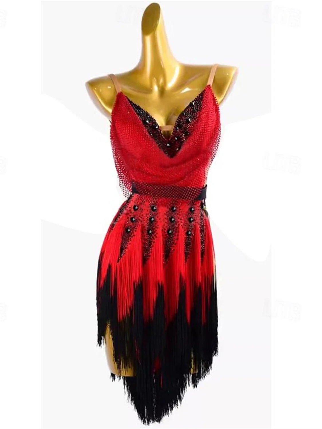 Latin Dance Tassel Women's Performance Daily Wear Sleeveless Spandex