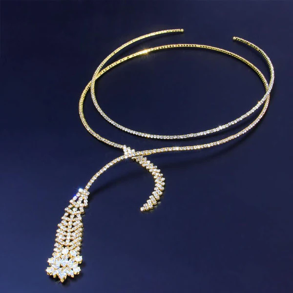 Luxurious Rhinestone Collar Necklace - Image 2
