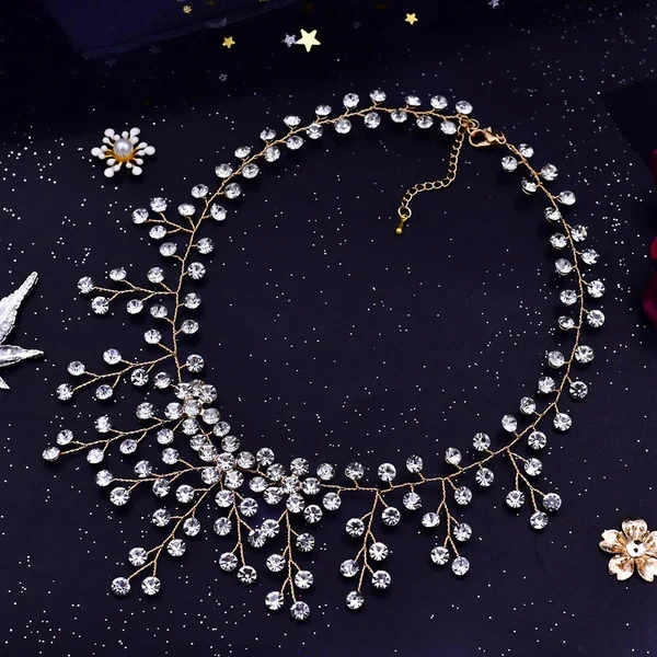 Luxurious Rhinestone Princess Necklaces - Image 2