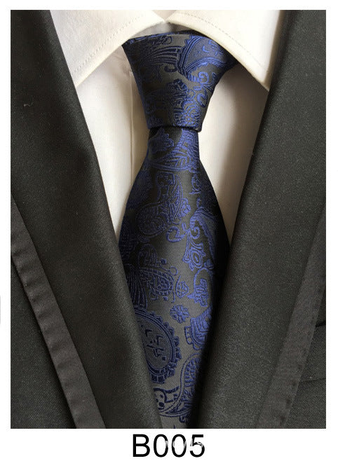Men's Business Formal Evening Jacquard Tie - Image 5