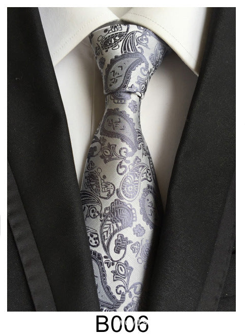 Men's Business Formal Evening Jacquard Tie - Image 6