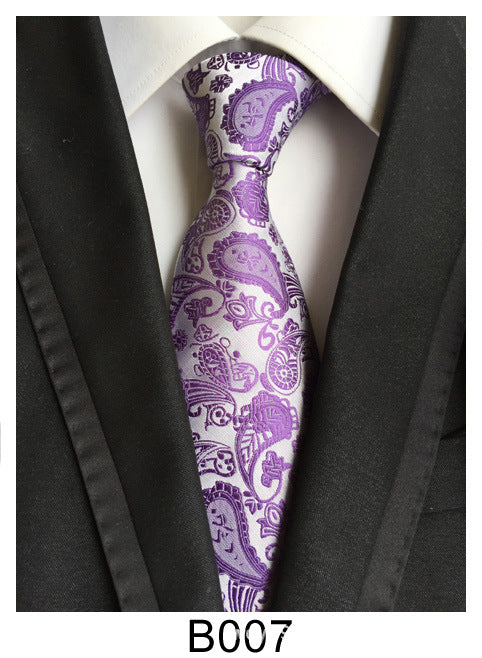 Men's Business Formal Evening Jacquard Tie - Image 7