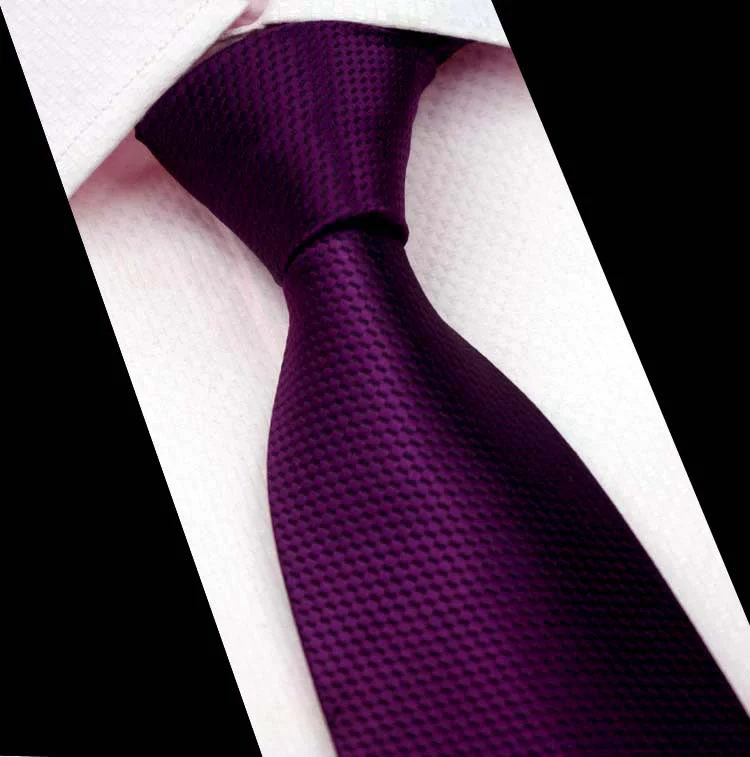 Men's Business Formal Evening Solid Color Tie - Image 2