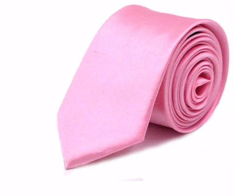 Men's Business Polyester Solid Color Tie - Image 4