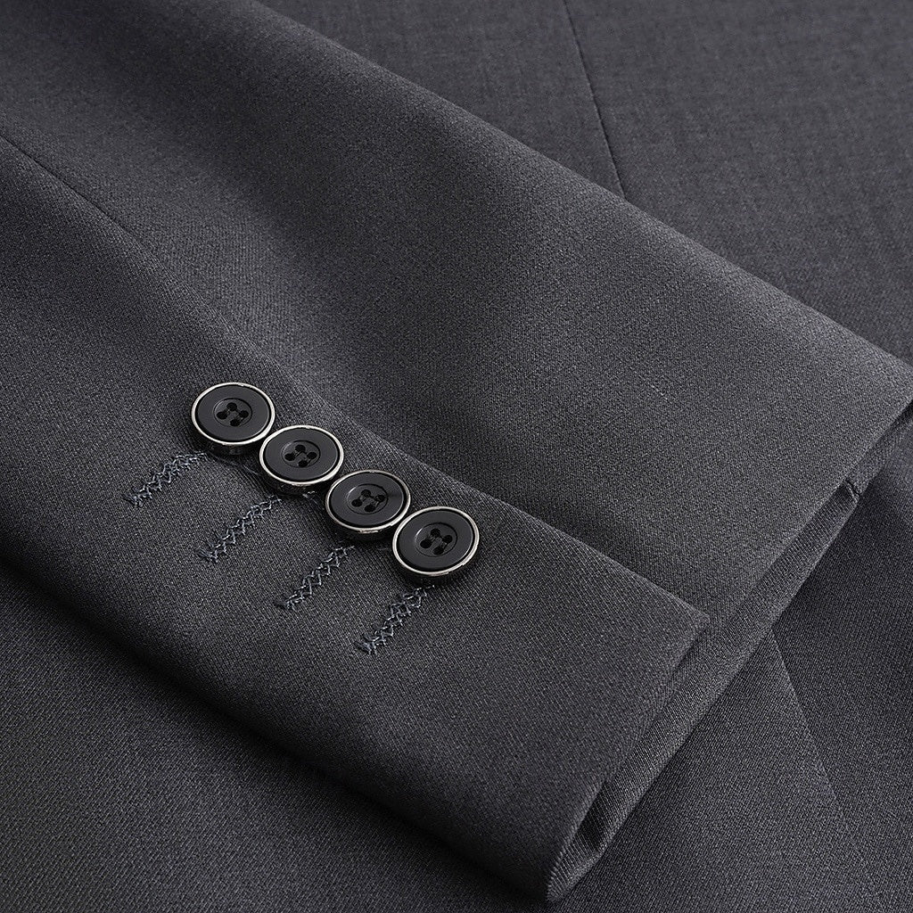 Men's Casual Regular Standard Fit Single Breasted Two-buttons Blazer Jacket - Image 5