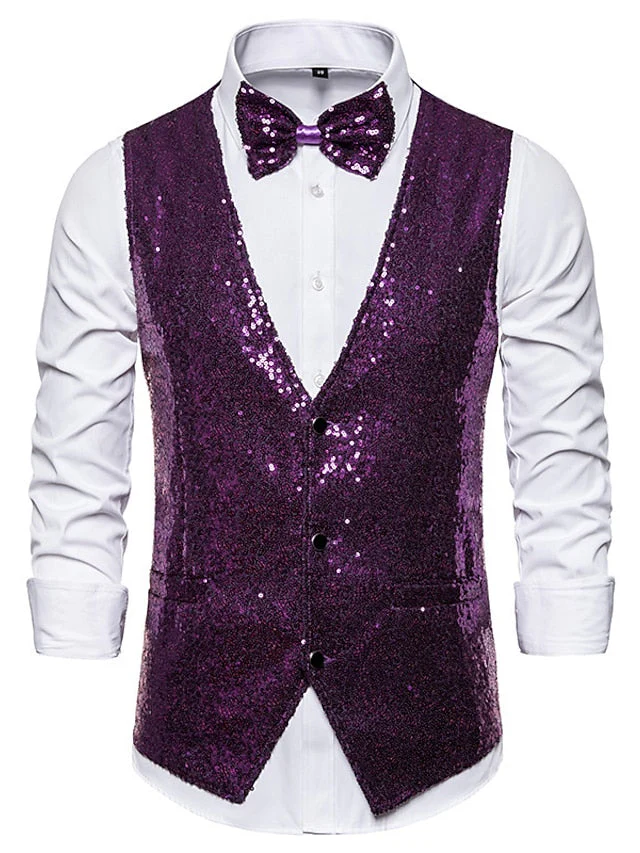 Men's Classic Single Breasted Three-buttons Vest - Image 4