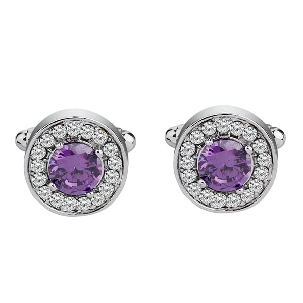 Men's Modern Alloy Rhinestones Cufflinks - Image 3