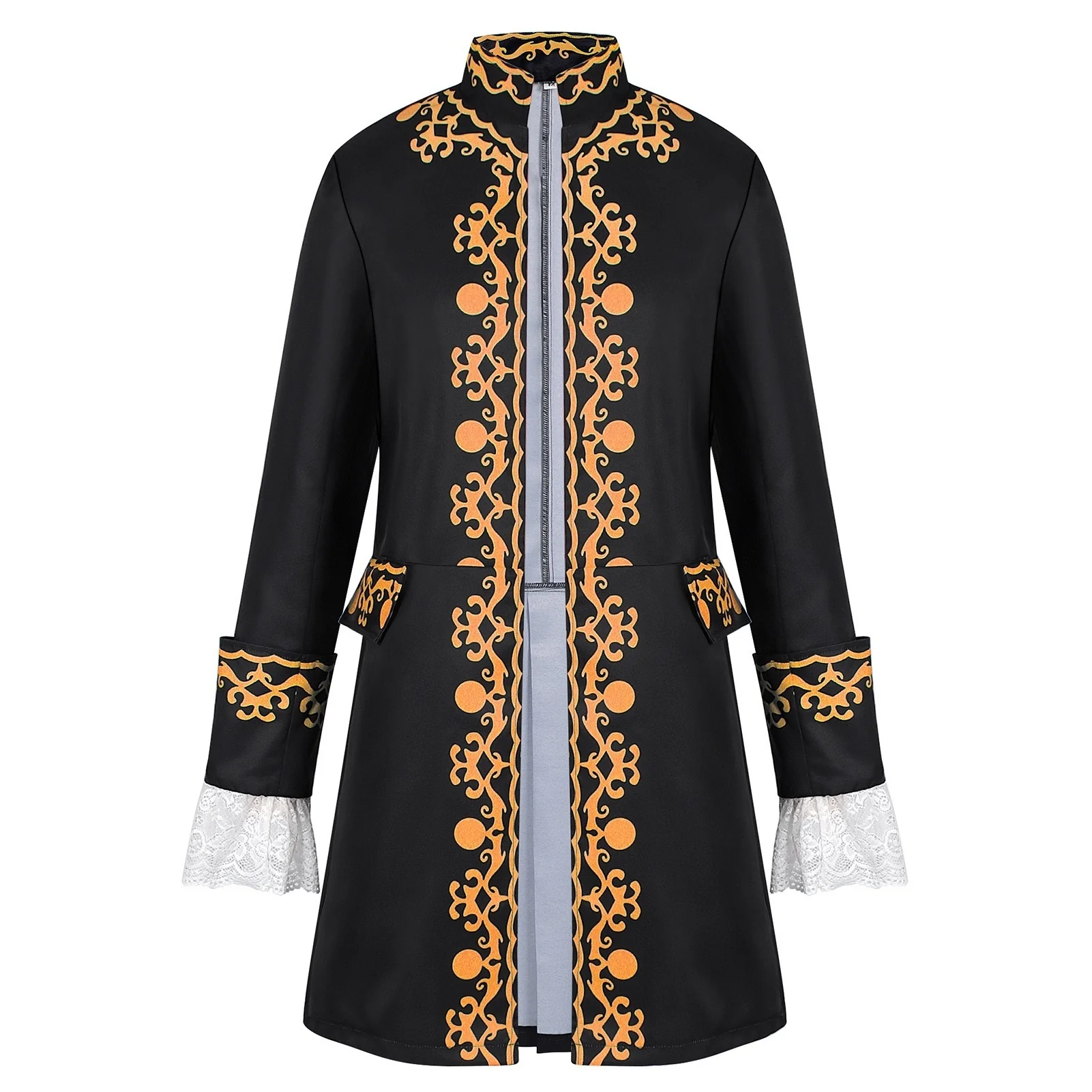 Men's Retro Vintage Punk Medieval Renaissance Steampunk Jacket