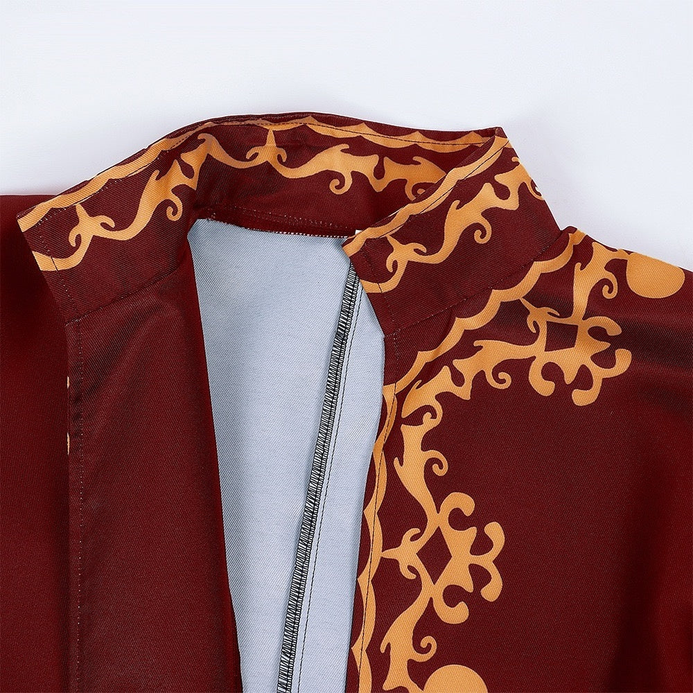 Men's Retro Vintage Punk Medieval Renaissance Steampunk Jacket - Image 16