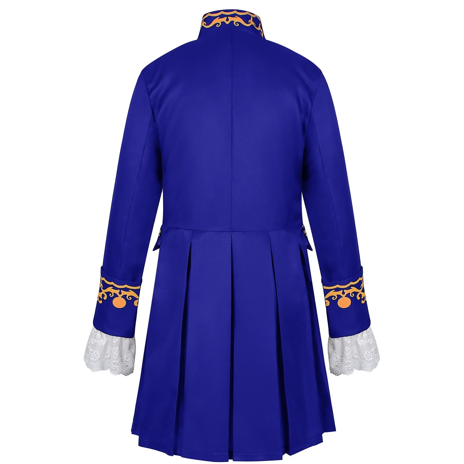 Men's Retro Vintage Punk Medieval Renaissance Steampunk Jacket - Image 6
