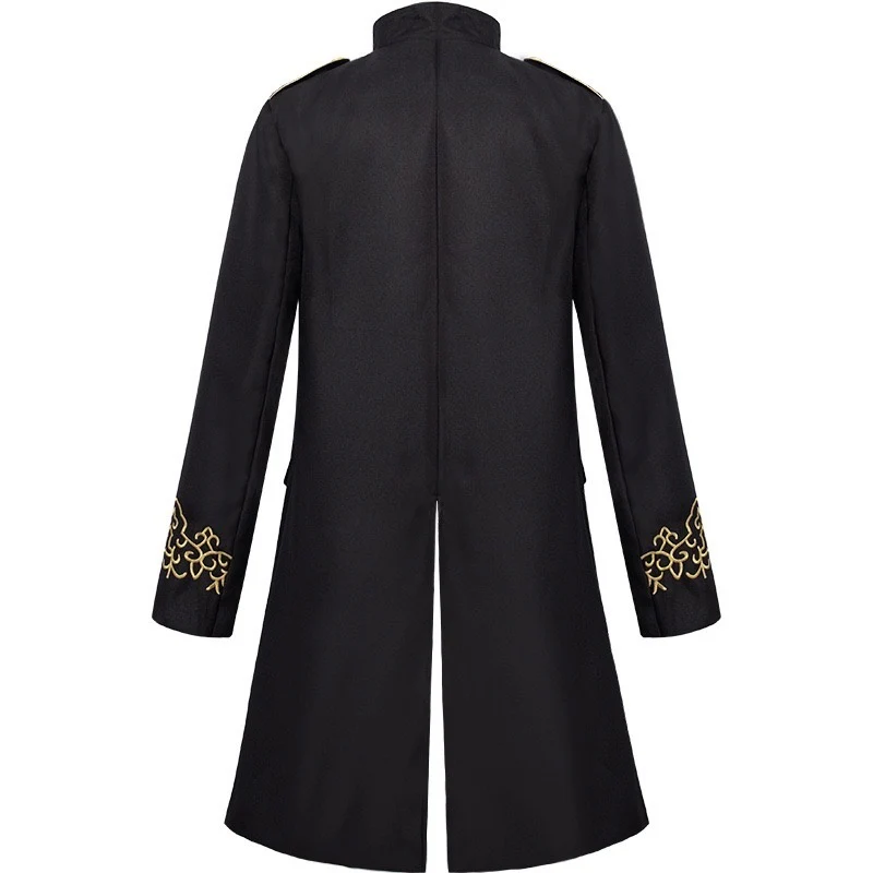 Men's Royal Halloween Vintage Gothic Punk & Gothic Carnival Masquerade Event / Party Coat Jacket - Image 2