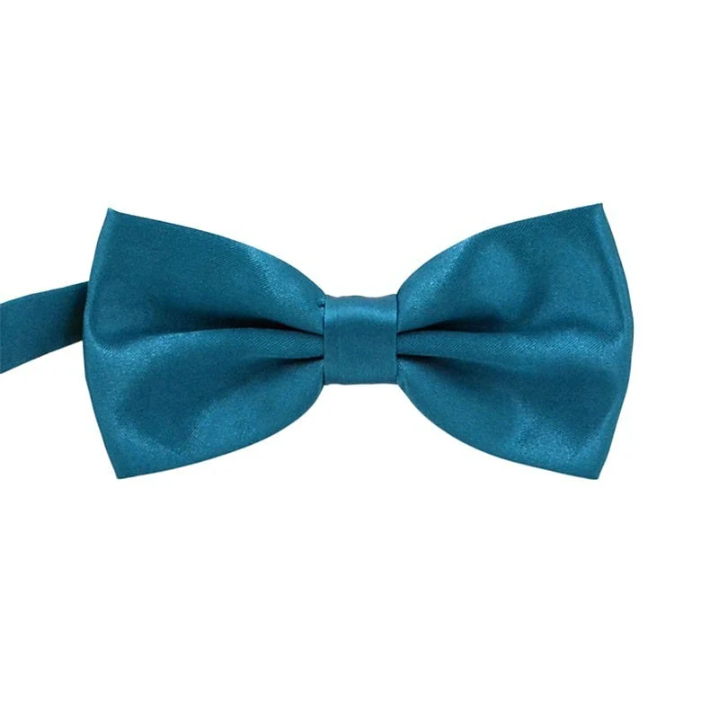 Men's Solid Colored Bow Tie Fashion Party Wedding Formal Evening - Image 11