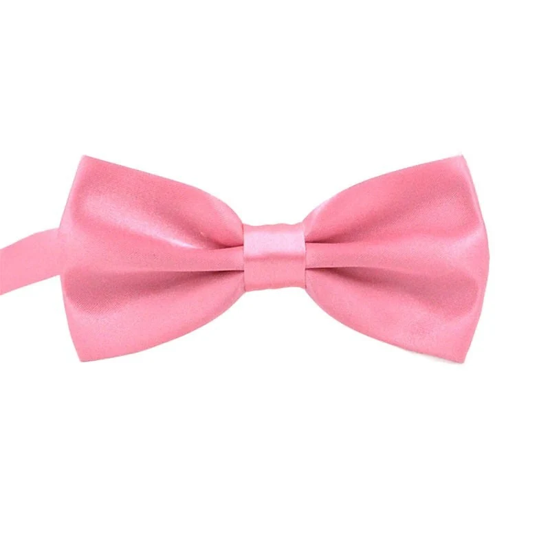 Men's Solid Colored Bow Tie Fashion Party Wedding Formal Evening - Image 6