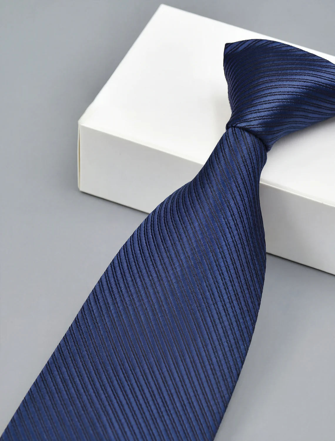 Men's Solid Colored Classic Tie - Image 5