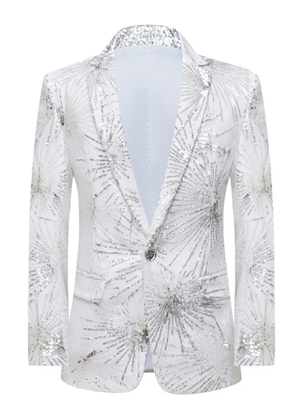 Men's Tailored Fit Polyester Long Sleeves Single Breasted one Button  Wedding Suits - Image 2