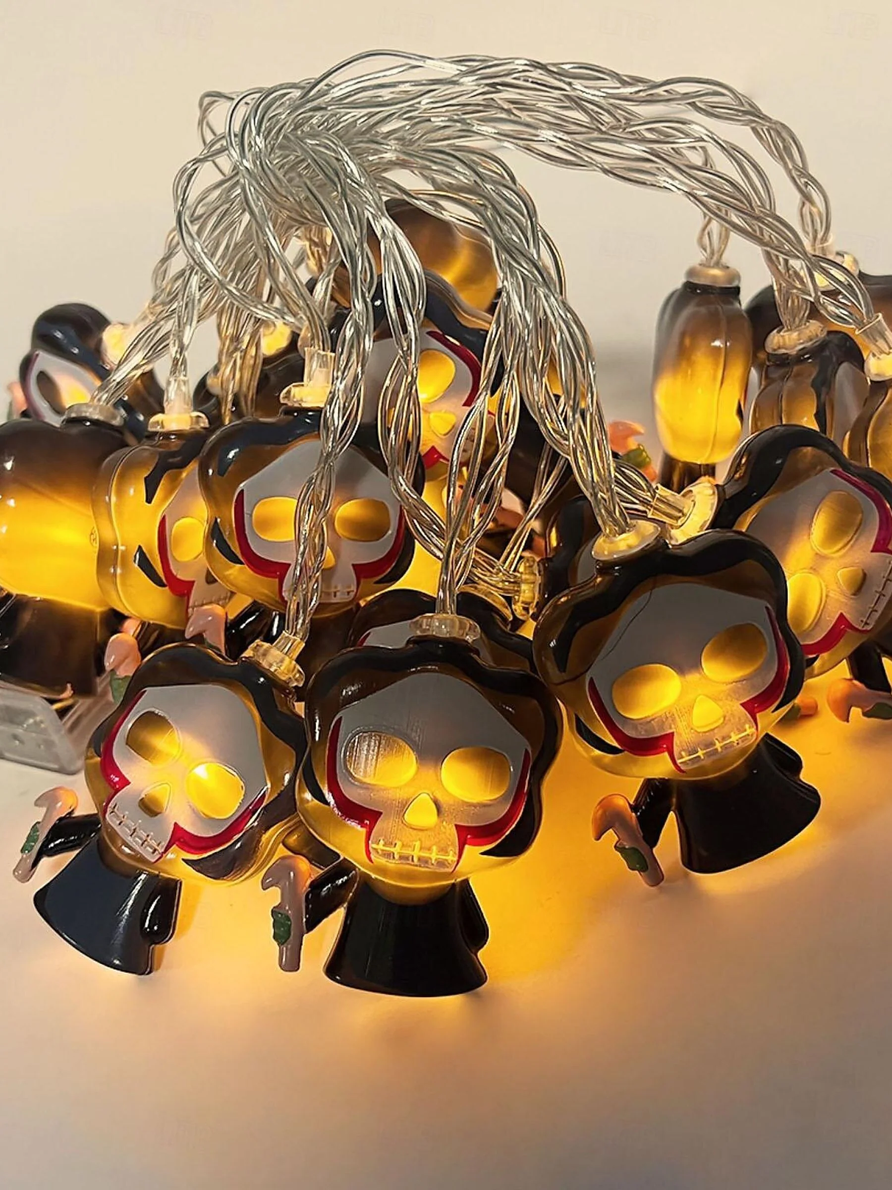 Mini Cute Halloween Pumpkin Decoration String Lights - Image 4