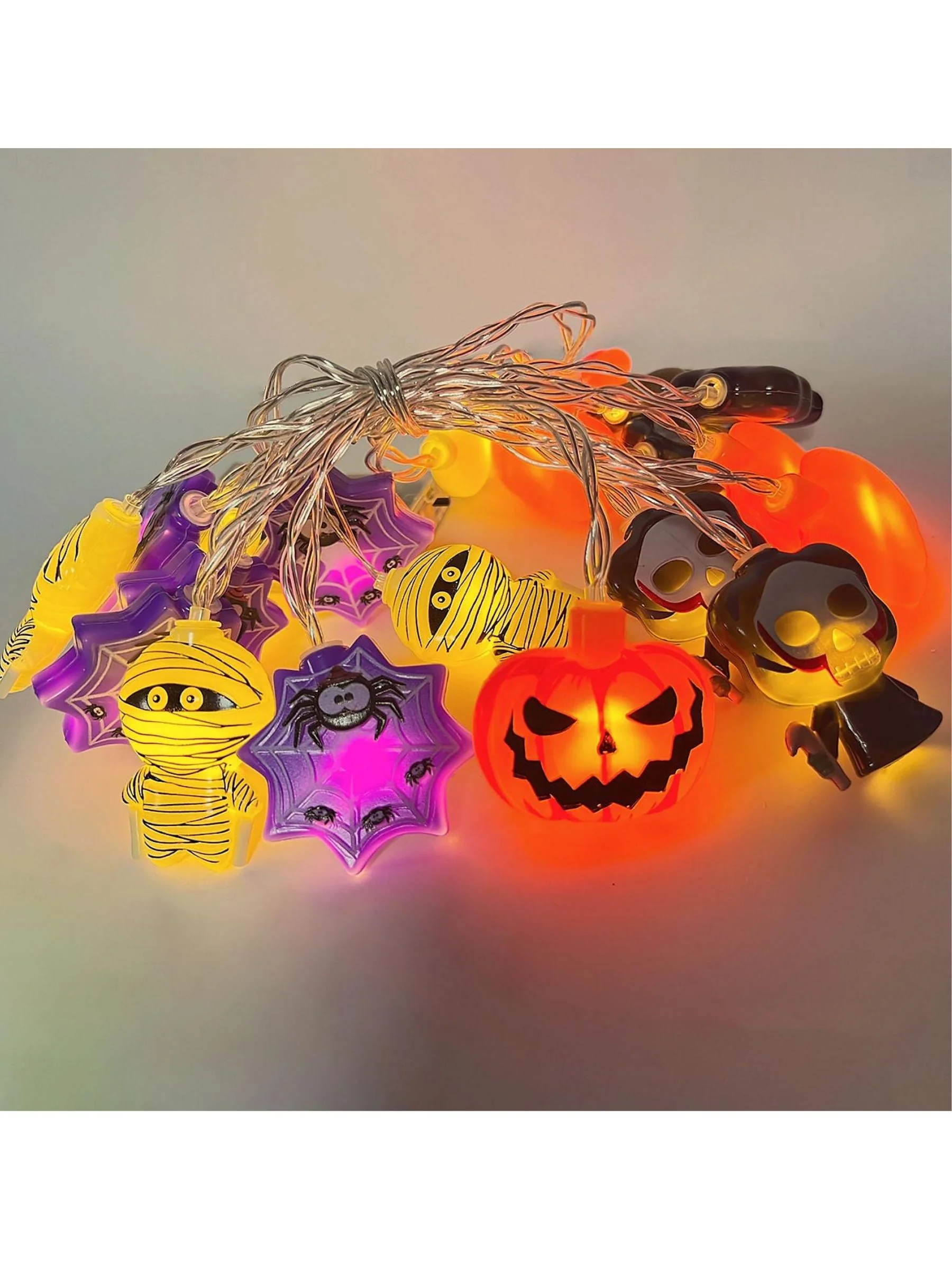 Mini Cute Halloween Pumpkin Decoration String Lights - Image 8
