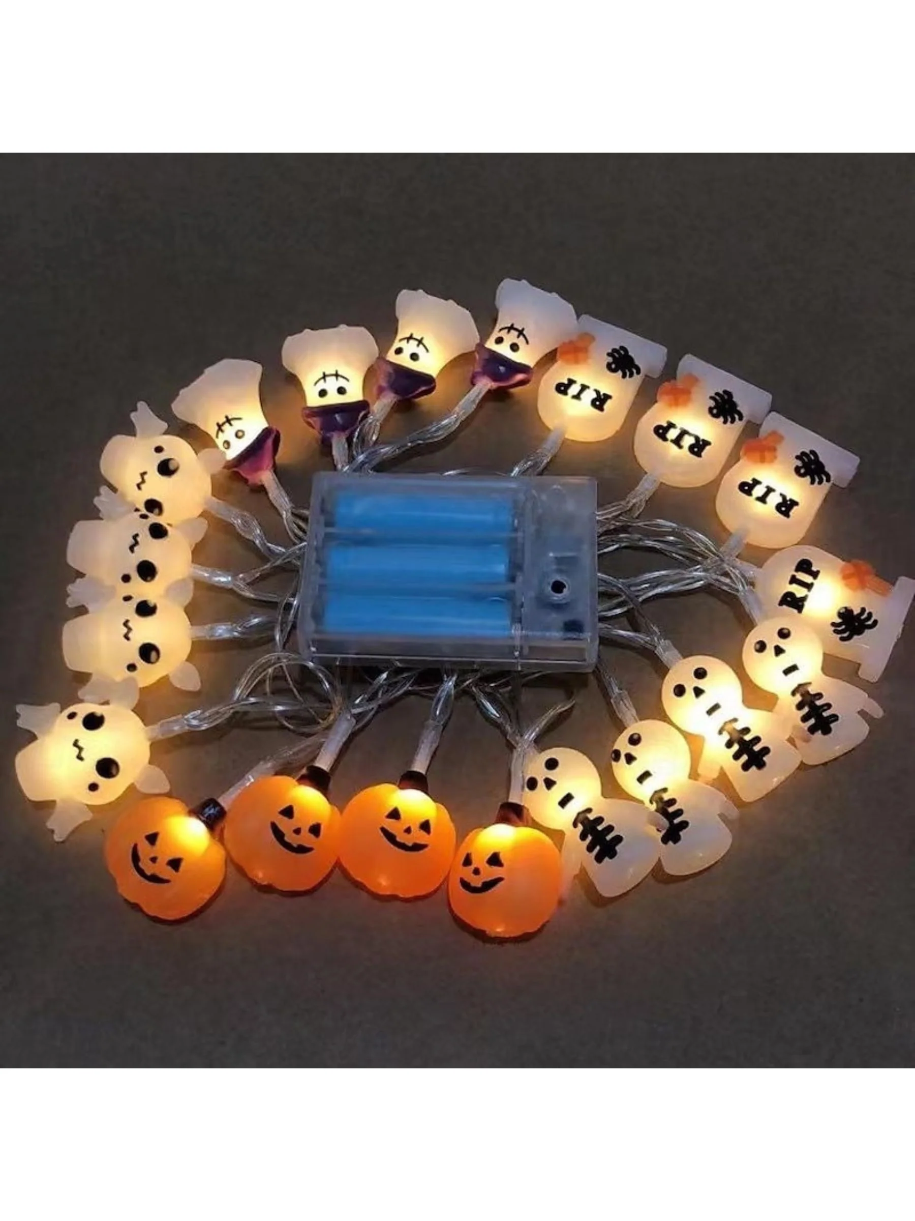 Mini Cute Halloween Pumpkin Decoration String Lights - Image 9