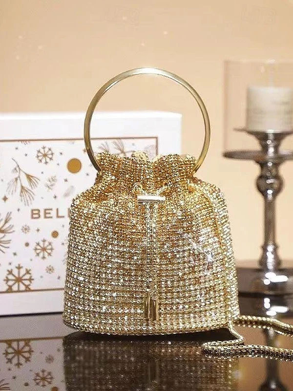 PU Leather Large Capacity Solid Color Chain Clutches & Evening Bags - Image 5